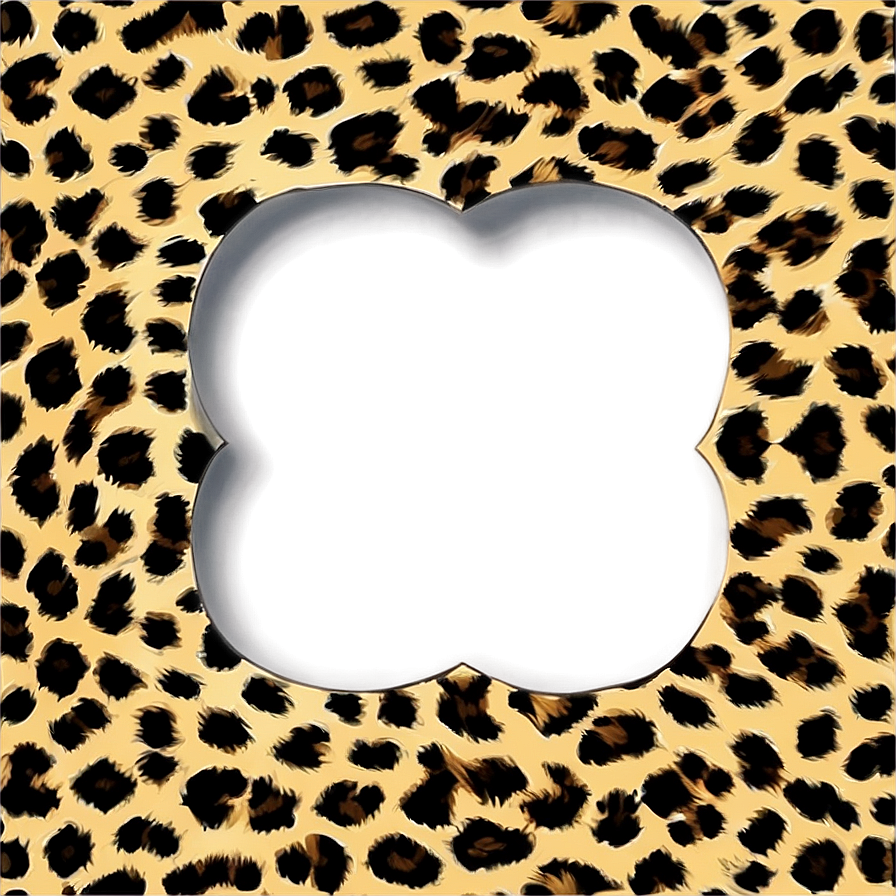 Leopard Print Border Png 05212024