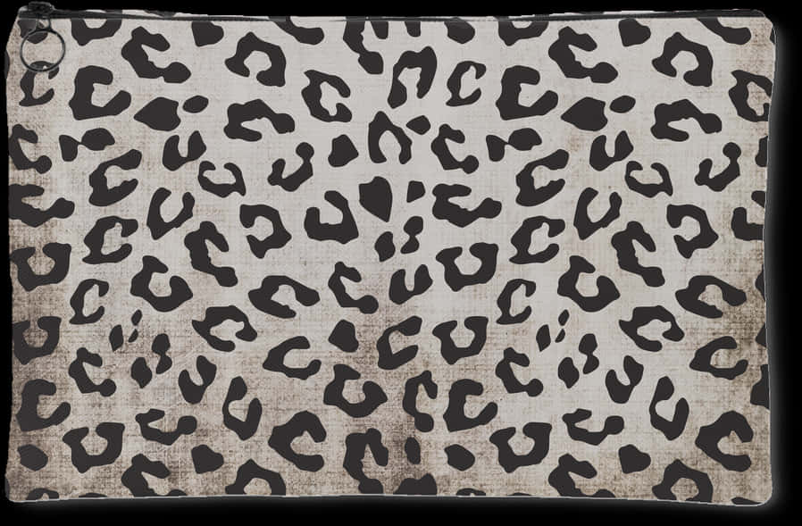 Leopard Print Fabric Texture PNG with transparent background
