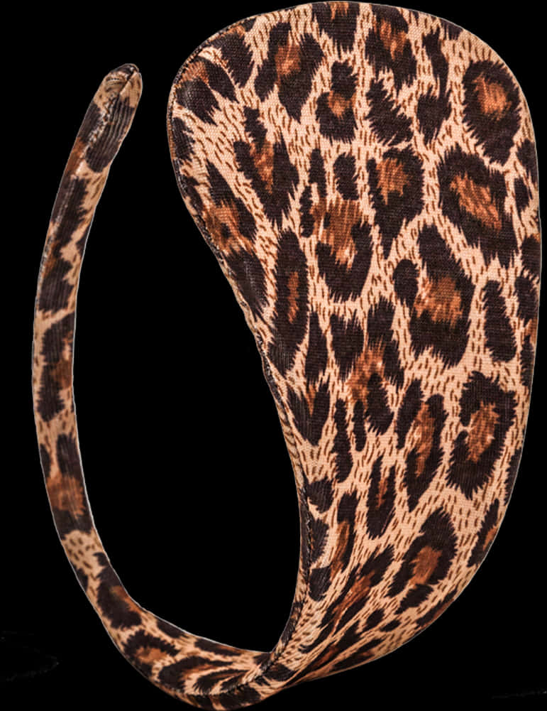 Leopard Print Headband PNG with transparent background