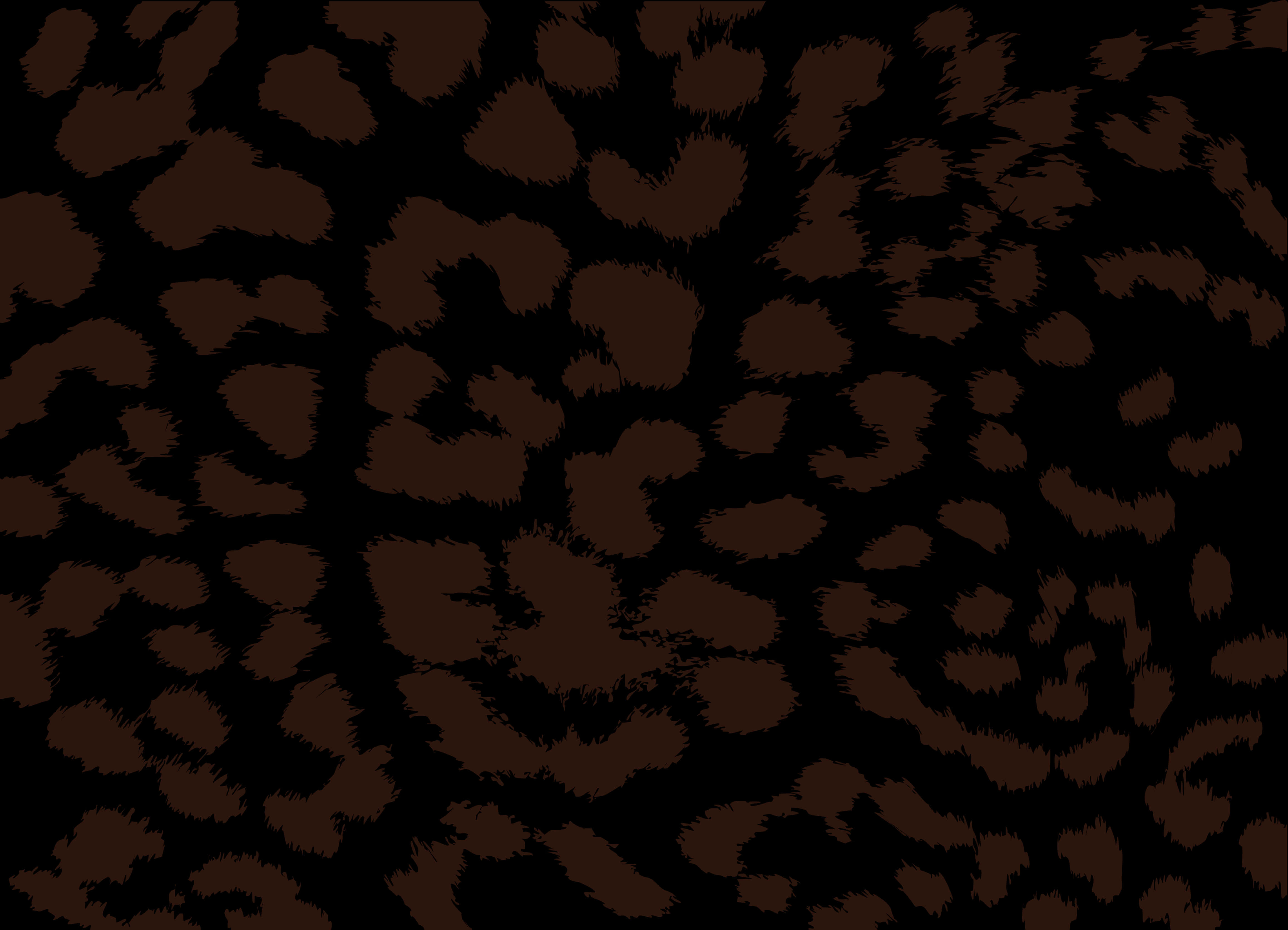 Leopard Print Pattern Texture PNG with transparent background