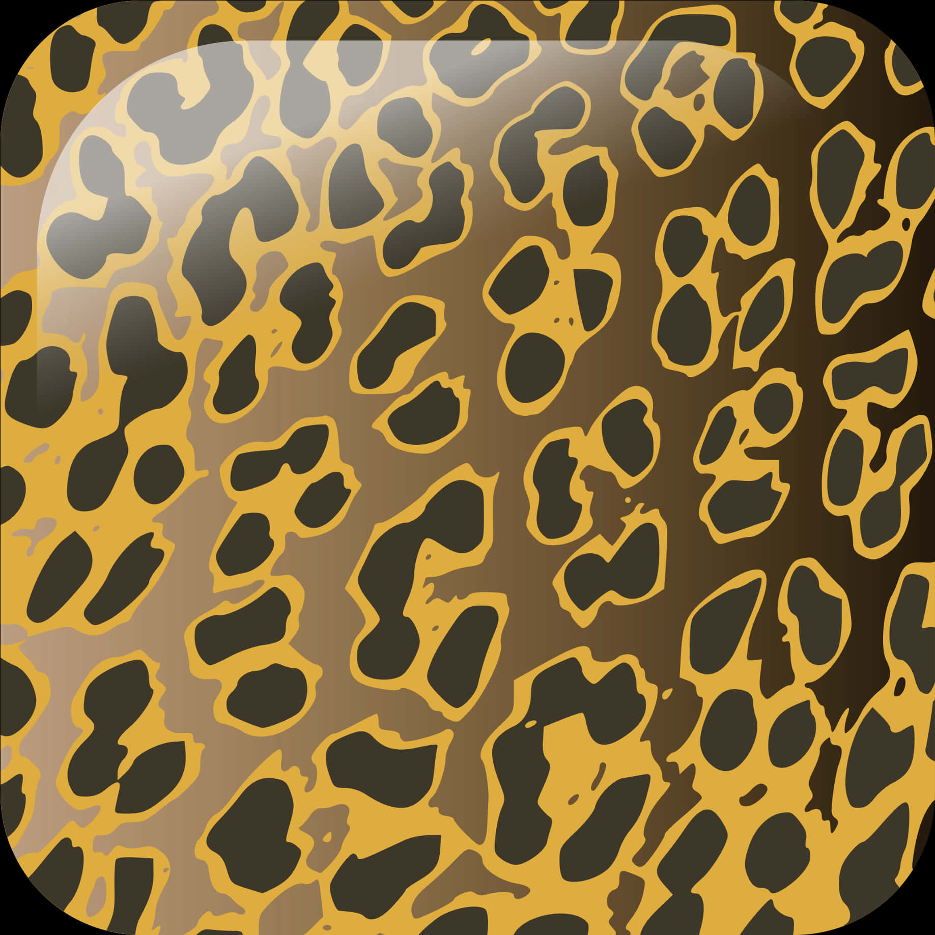 Leopard_ Print_ Pattern_ Texture PNG with transparent background