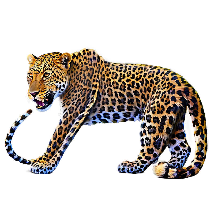 Leopard Tail Detail Png Kxg