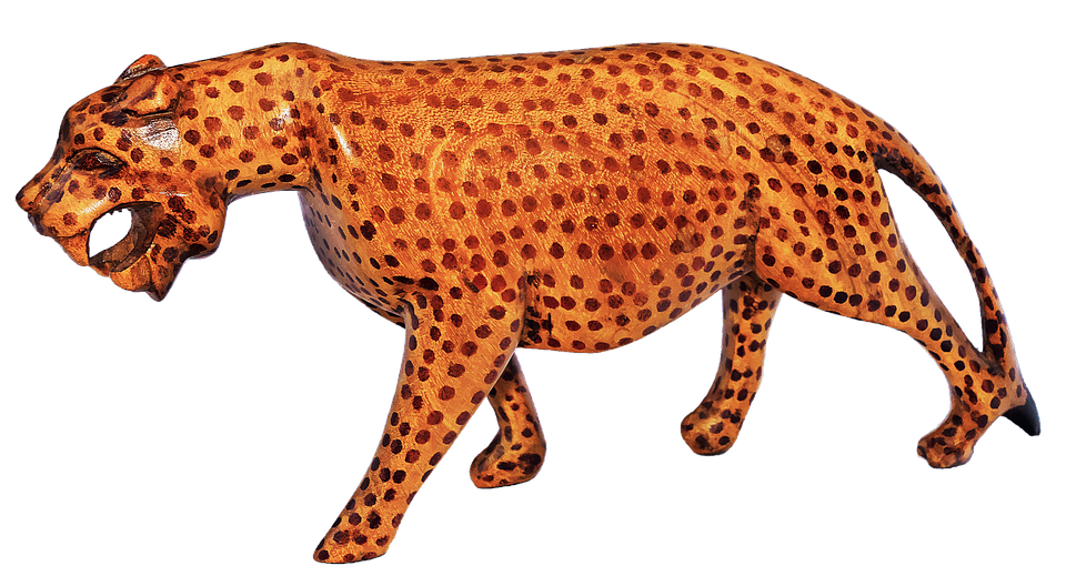 Leopardin Stride PNG with transparent background
