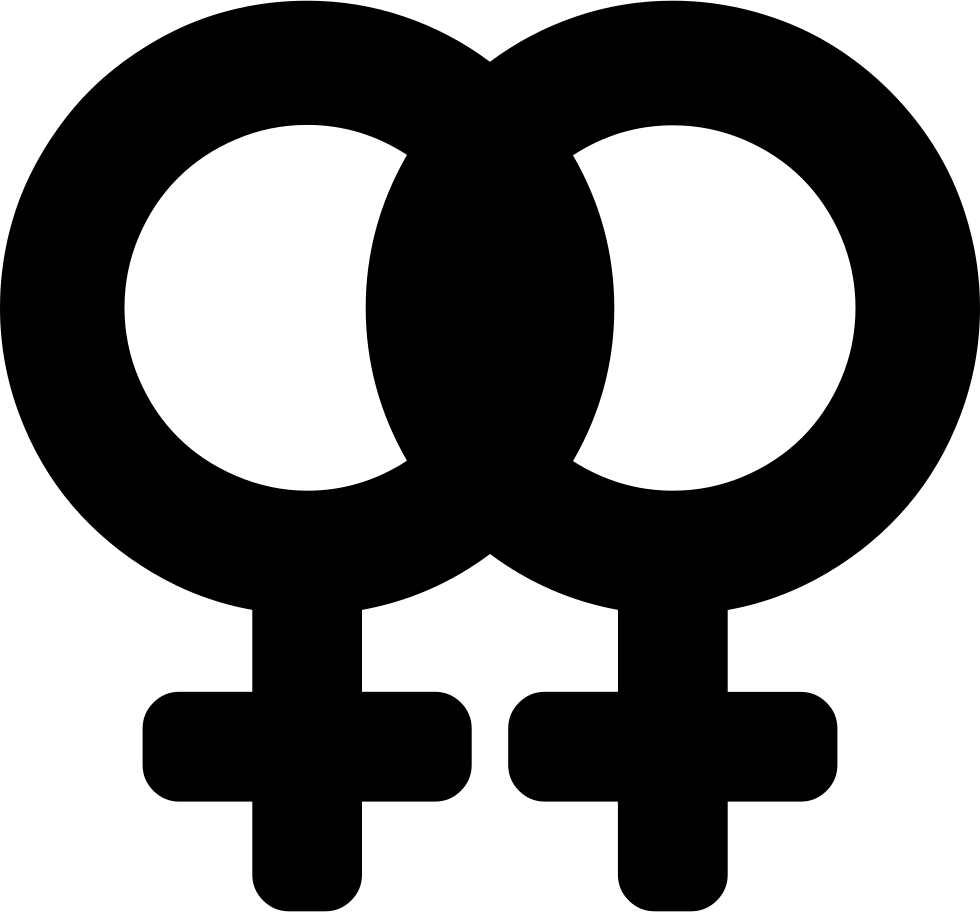 Lesbian Symbol Graphic PNG with transparent background