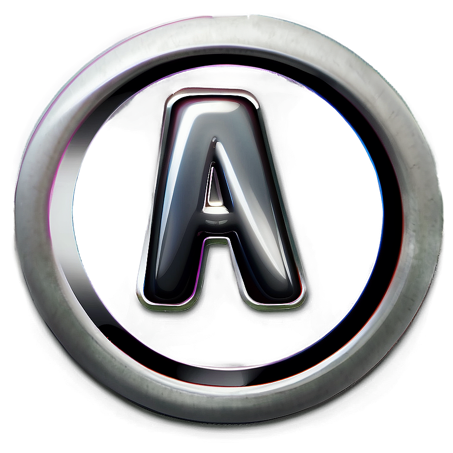 Letter A In Circle Png 06112024