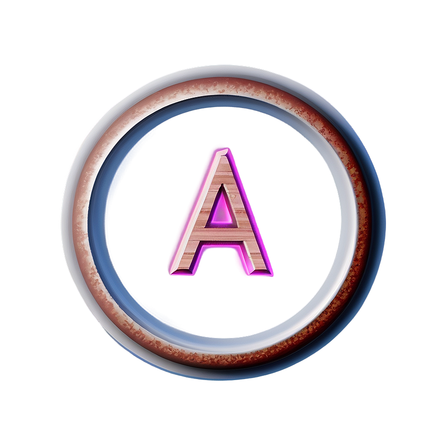 Letter A In Circle Png 57