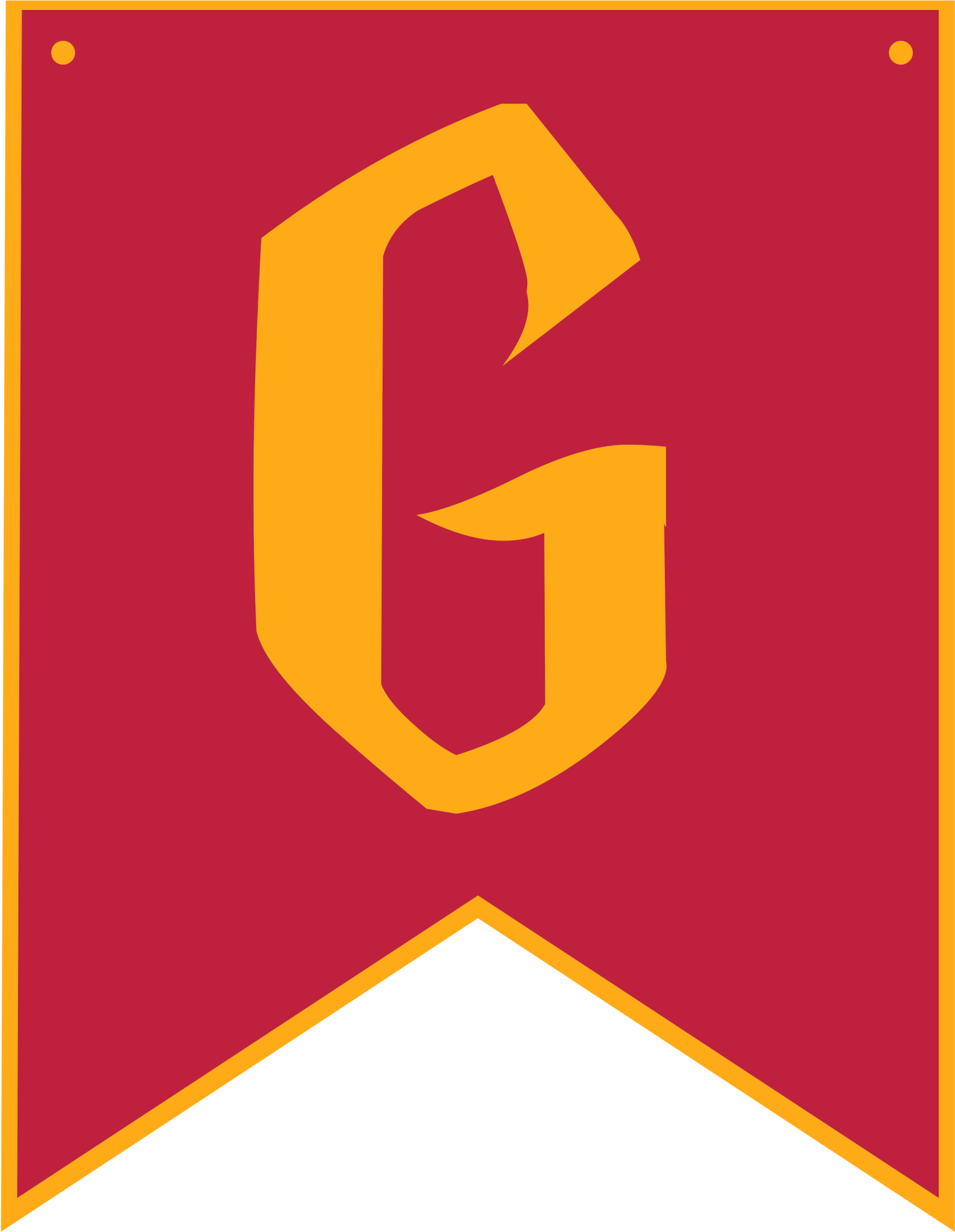 Letter G Pennant Banner