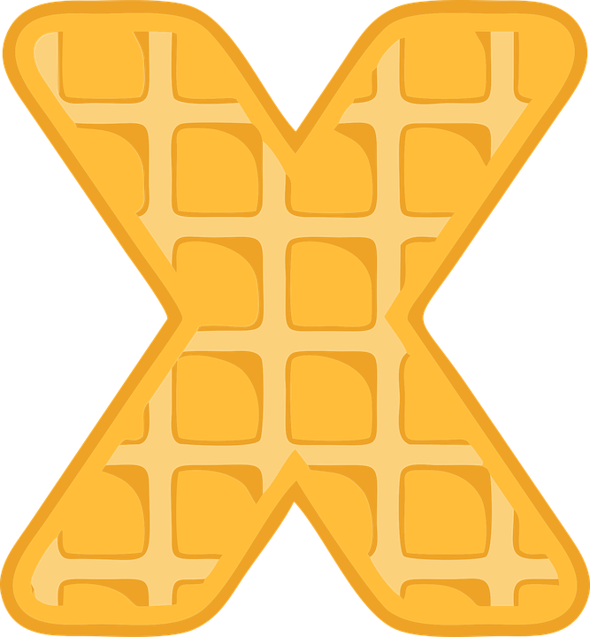 Letter X Pattern Design