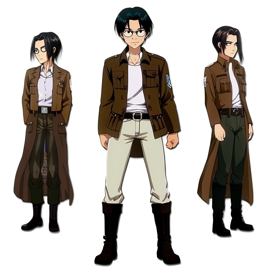 Levi Ackerman And Hanji Zoe Png 35