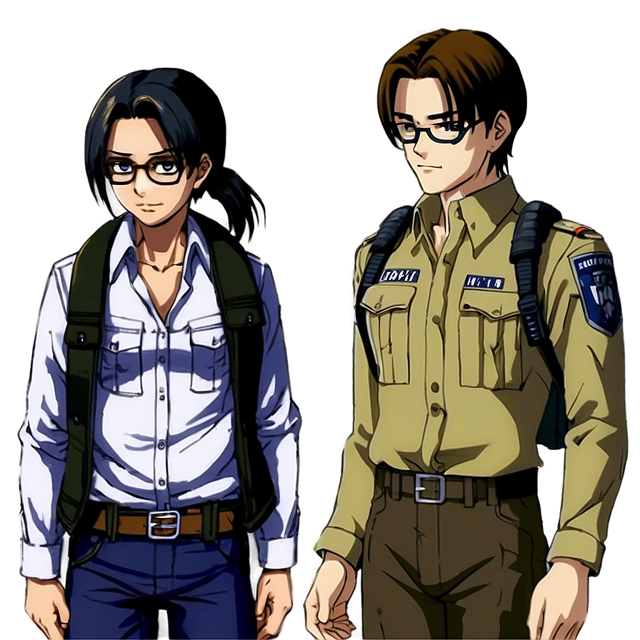 Levi Ackerman And Hanji Zoe Png 70