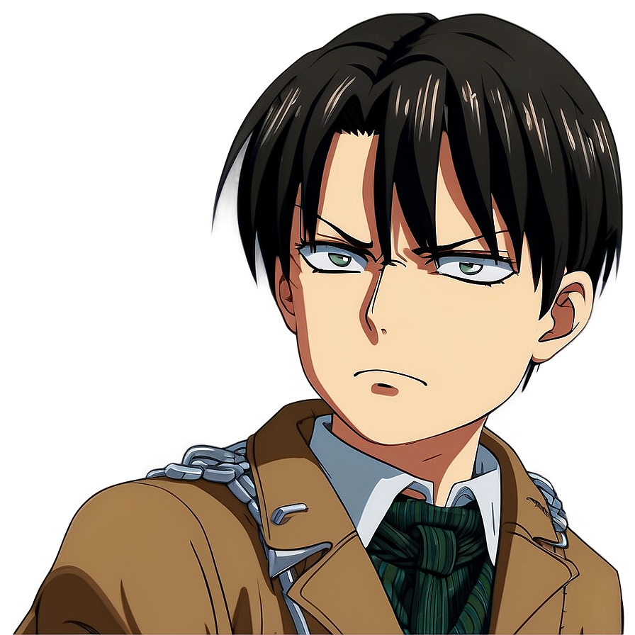 Levi Ackerman Glaring PNG 06112024 PNG with transparent background