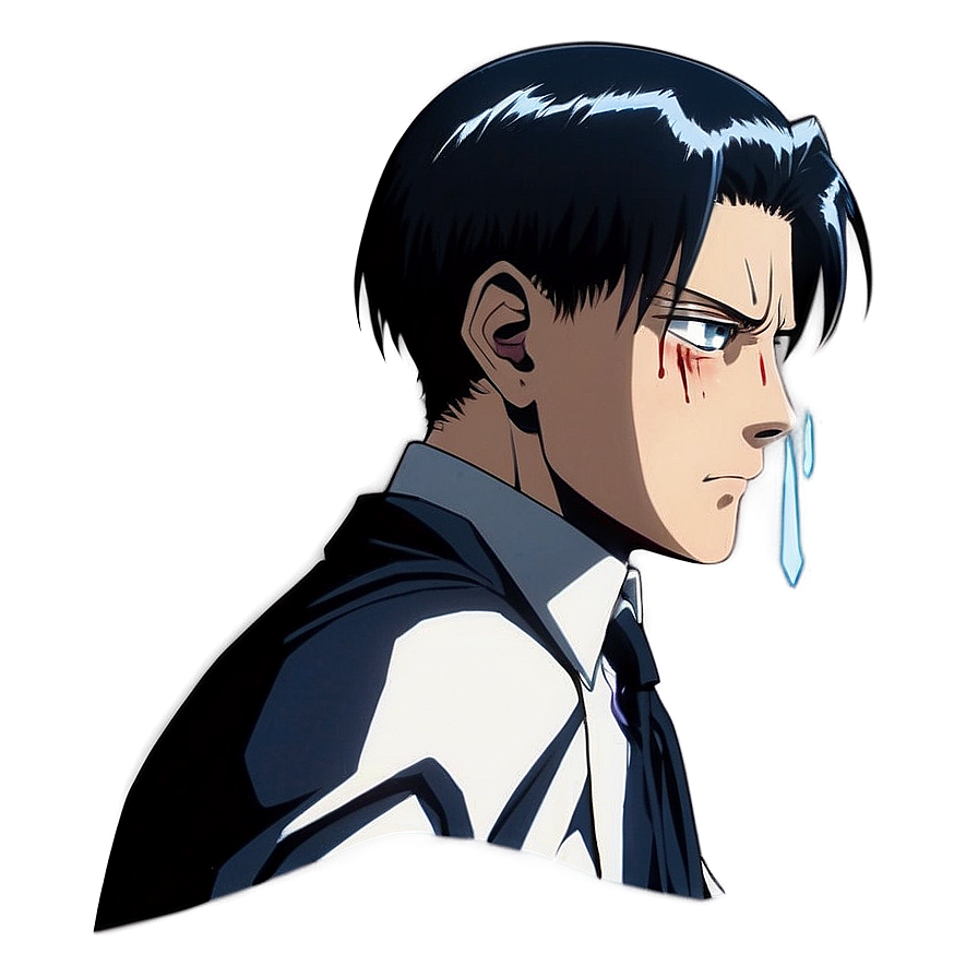 Levi Ackerman in Pain PNG 06112024 PNG with transparent background
