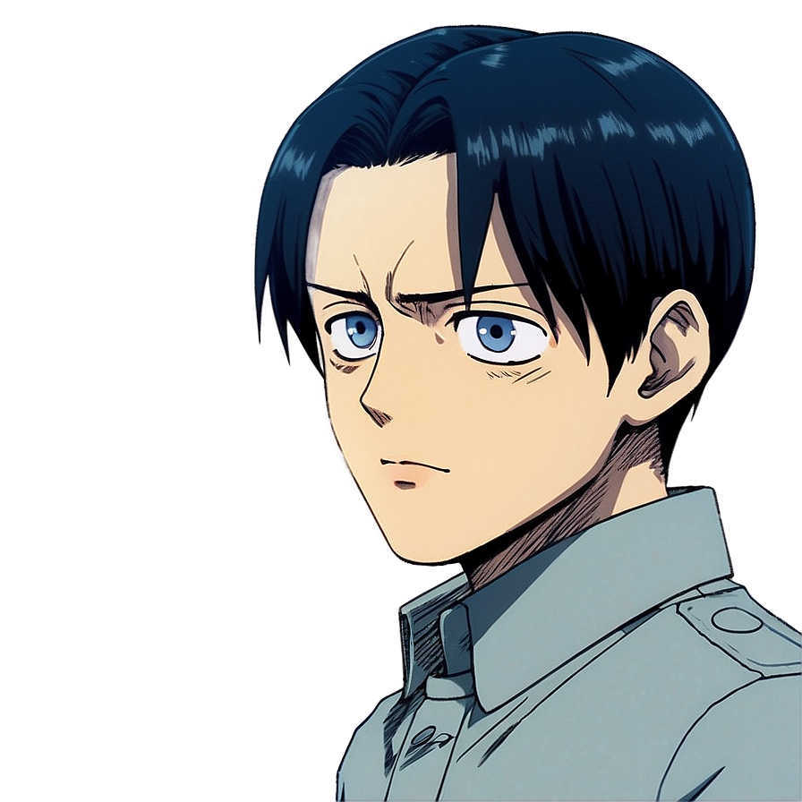 Levi Ackerman Manga Style PNG 97 PNG with transparent background