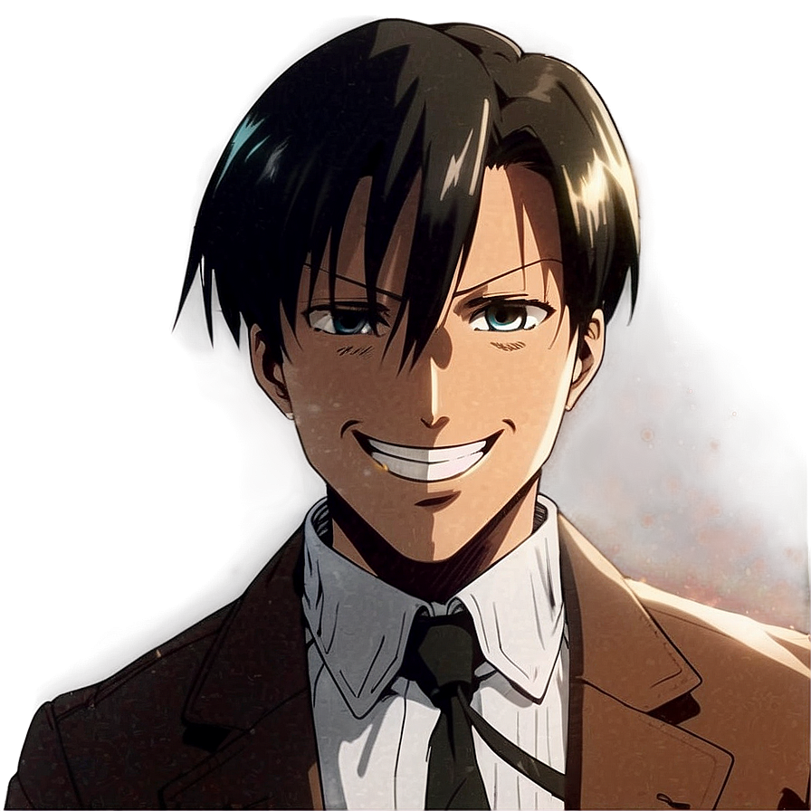 Levi Ackerman Smiling PNG 77 PNG with transparent background