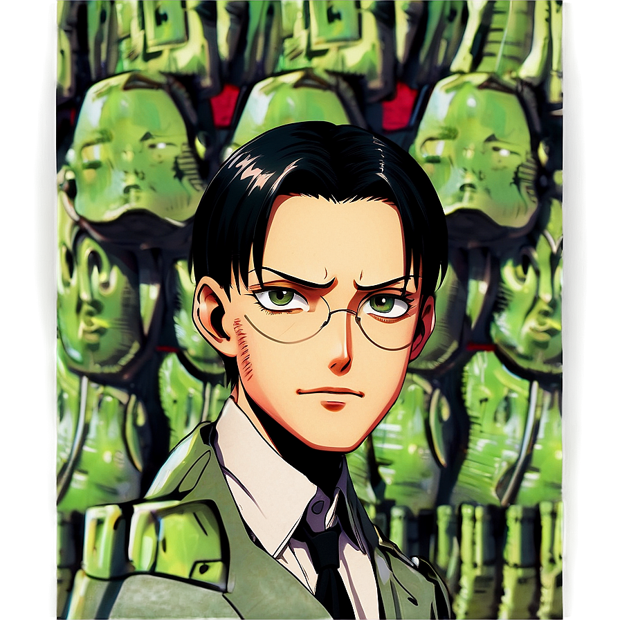 Levi Ackerman Smirk PNG 06112024 PNG with transparent background