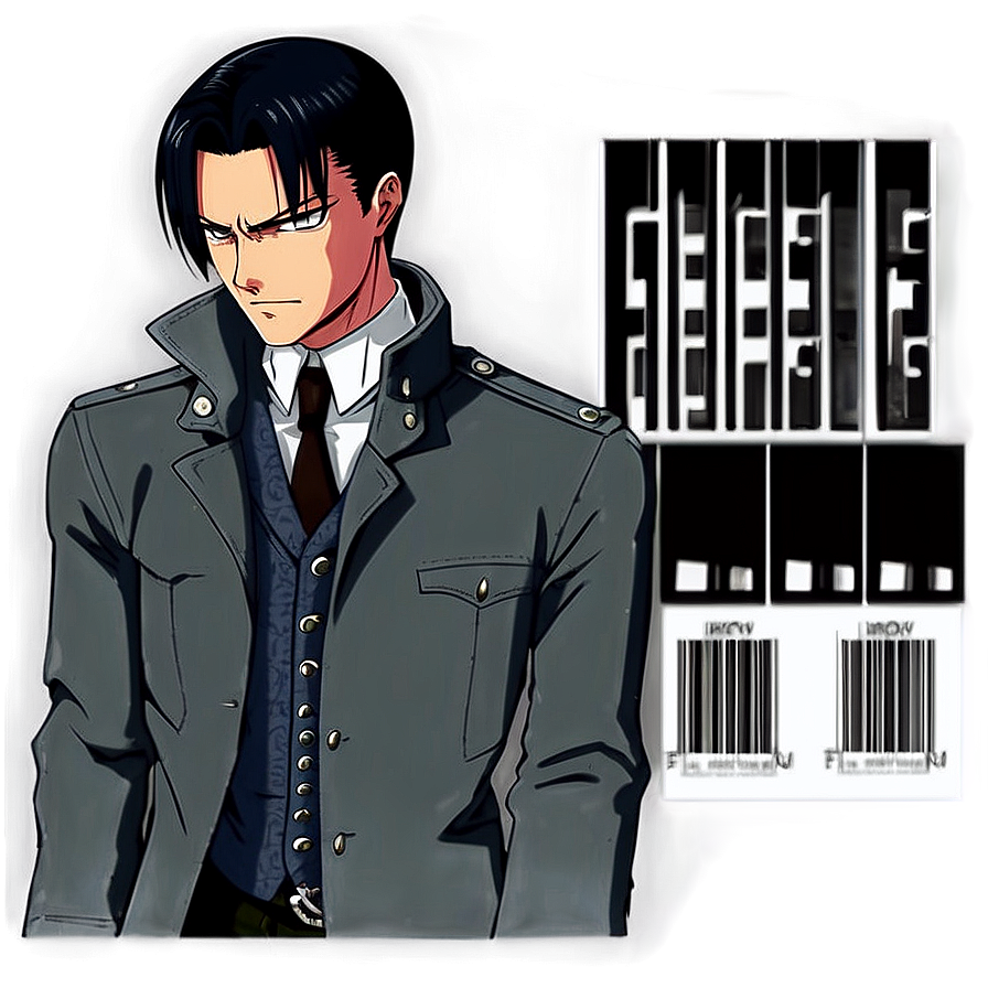Levi Ackerman Smirk PNG 06112024 PNG with transparent background
