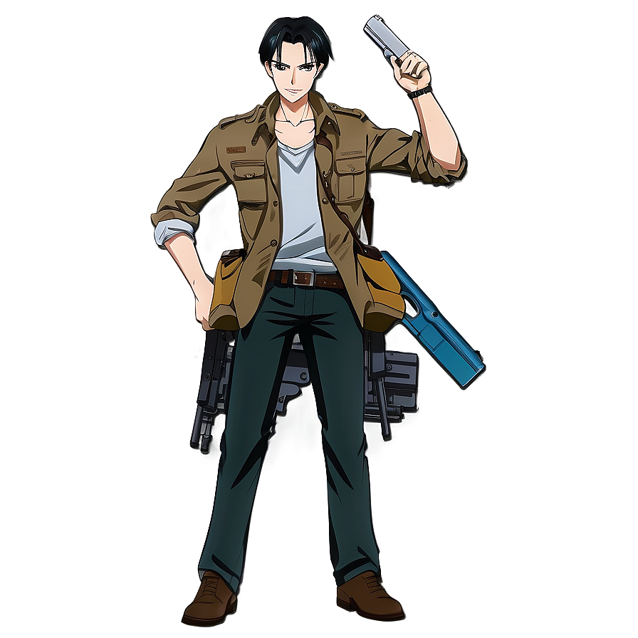 Levi Ackerman Undercover Mission PNG bkb PNG with transparent background