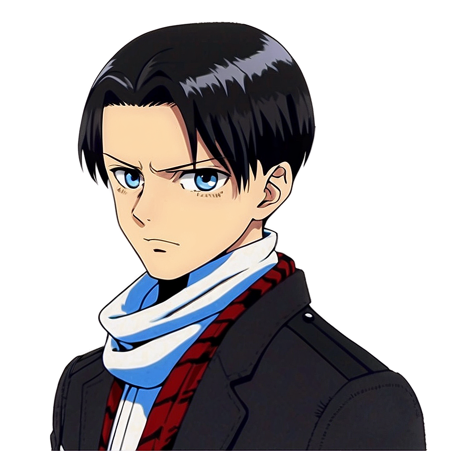 Levi Ackerman With Scarf Png 06112024