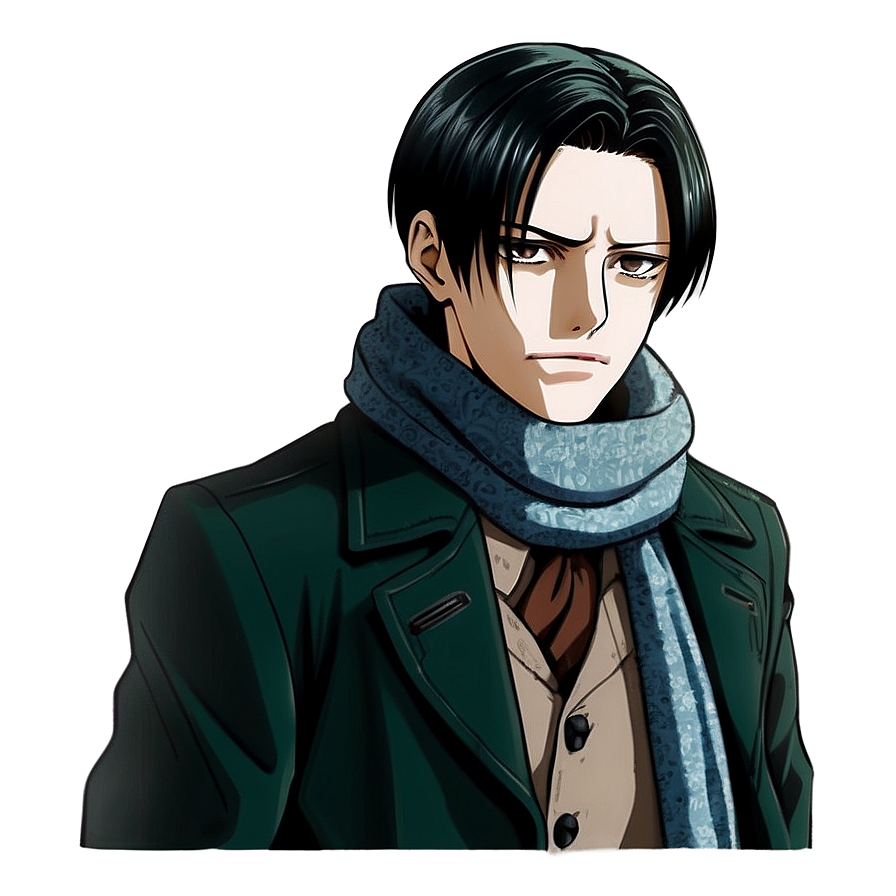 Levi Ackerman With Scarf Png Rnl