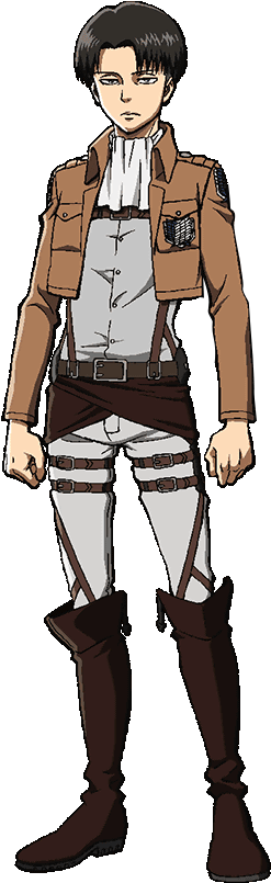 Levi Full Body - Levi Ackerman Full Body PNG with transparent background