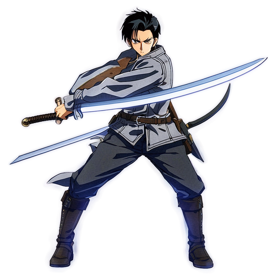 Levi With Swords Png 28