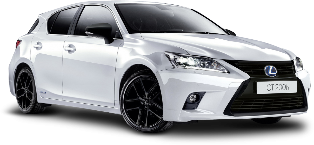 Lexus Ct 200h White Car Png Image - White Lexus Ct 200h, Transparent Png PNG with transparent background