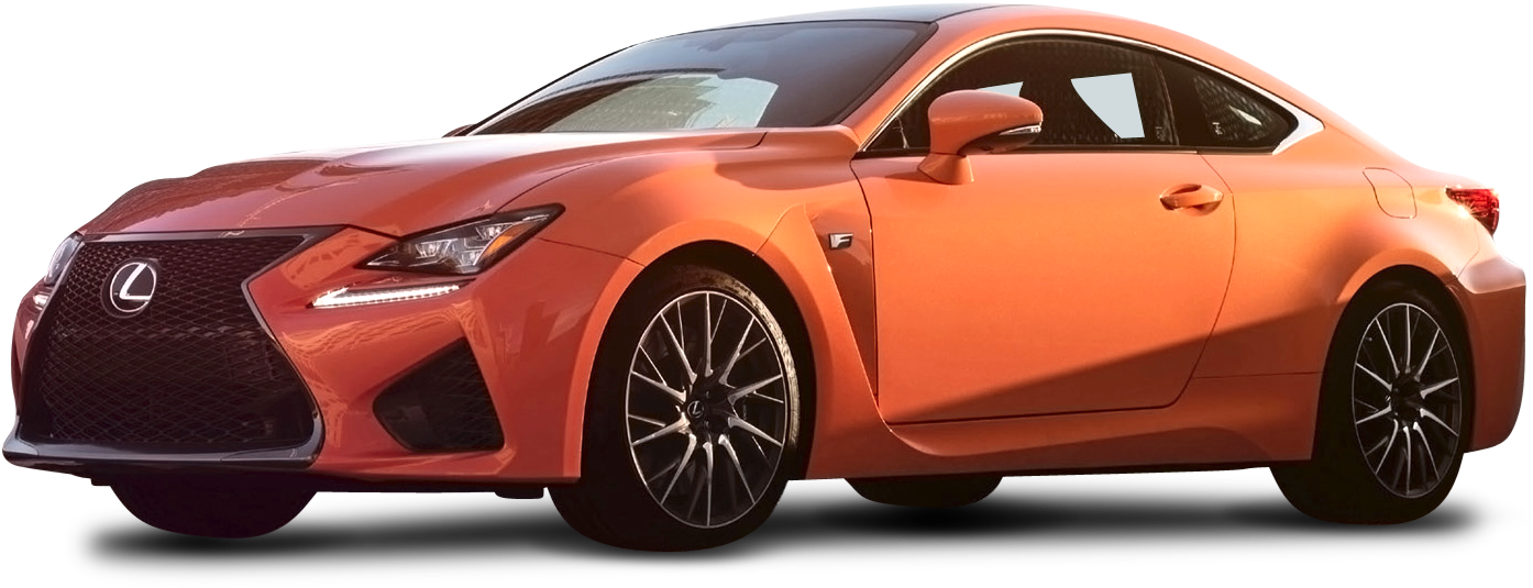 Lexus R C F Sport Orange Side View