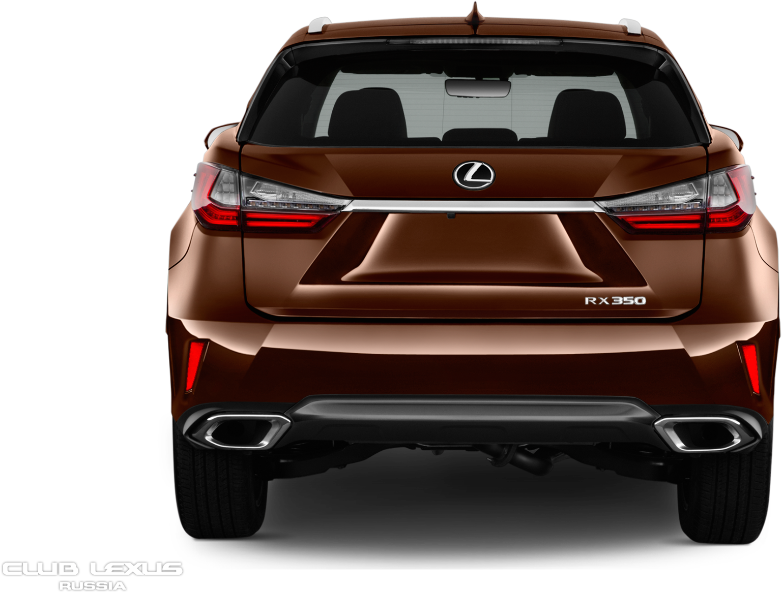 Lexus R X350 Rear View Brown