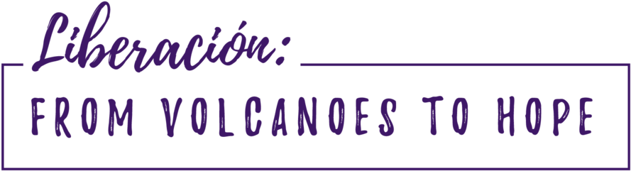 Liberacion From Volcanoesto Hope Banner PNG with transparent background