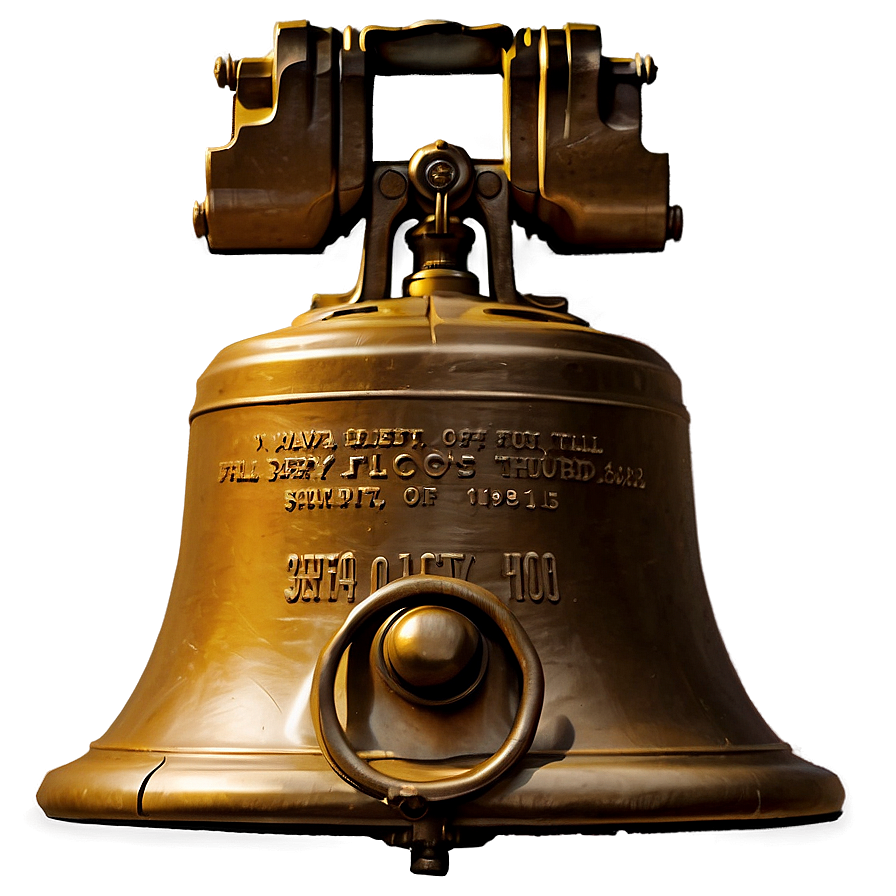Liberty Bell Philadelphia PNG vxr11 PNG with transparent background