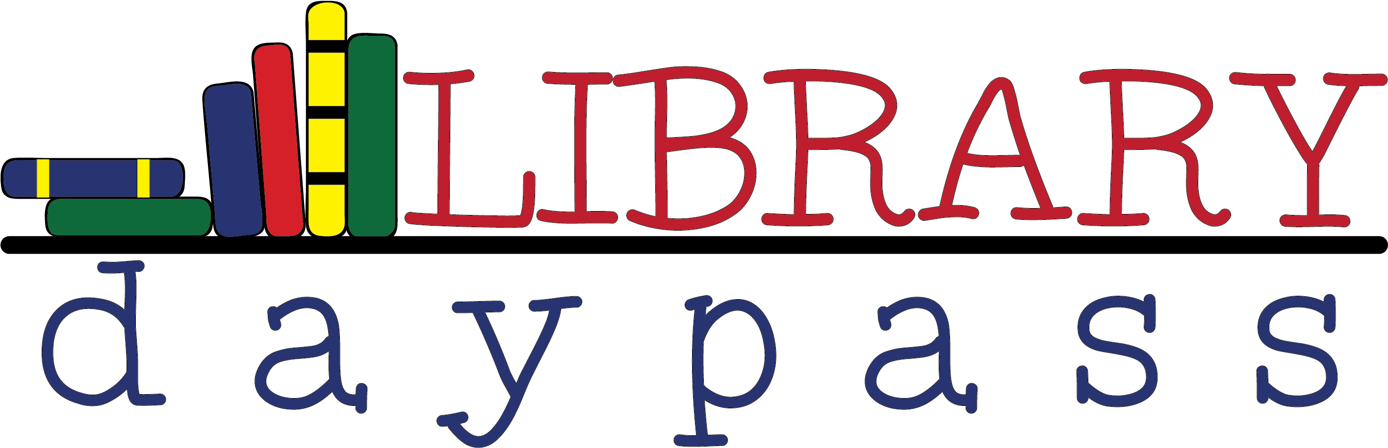 Library day pass logo PNG image with a transparent background, free high-resolution download