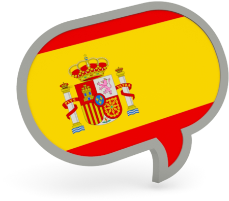 Library Icon Spain Flag - Spanish Flag Speech Bubble, HD Png Download PNG with transparent background