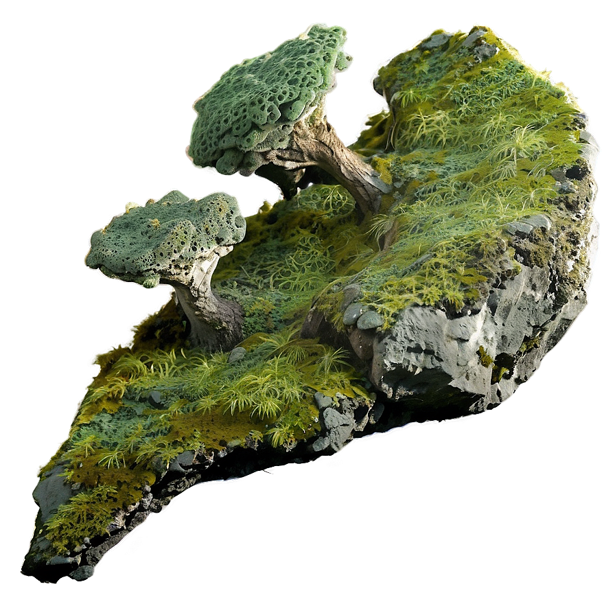Lichen Landscape PNG vwi PNG