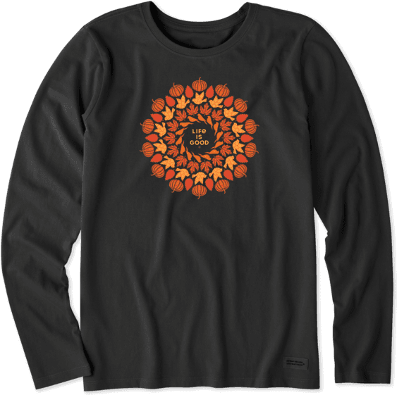 Life Is Good Basketball Long Sleeve Shirt PNG with transparent background