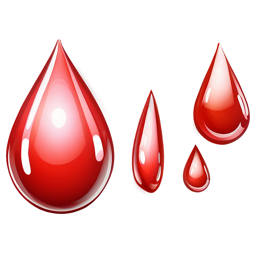 Life's Fluid: Red Blood Drop Png 04302024