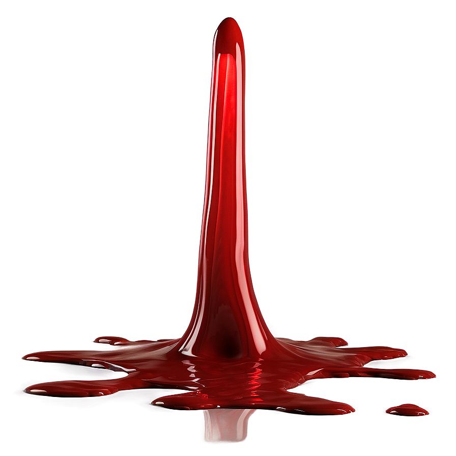 Life's Sanguine Fluid: Blood Splash Art Png 04302024