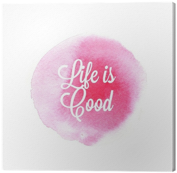 Lifeis Good Inspirational Quote PNG with transparent background