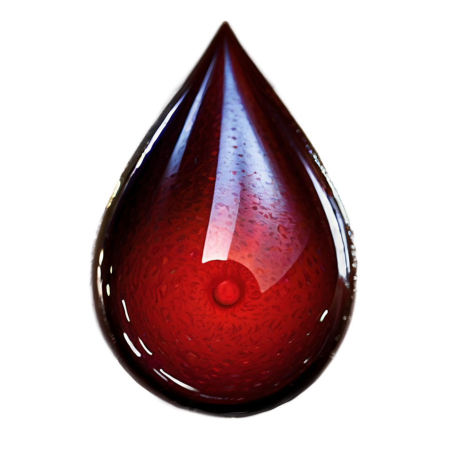Life's Fluid: Red Blood Drop PNG buv9 PNG with transparent background