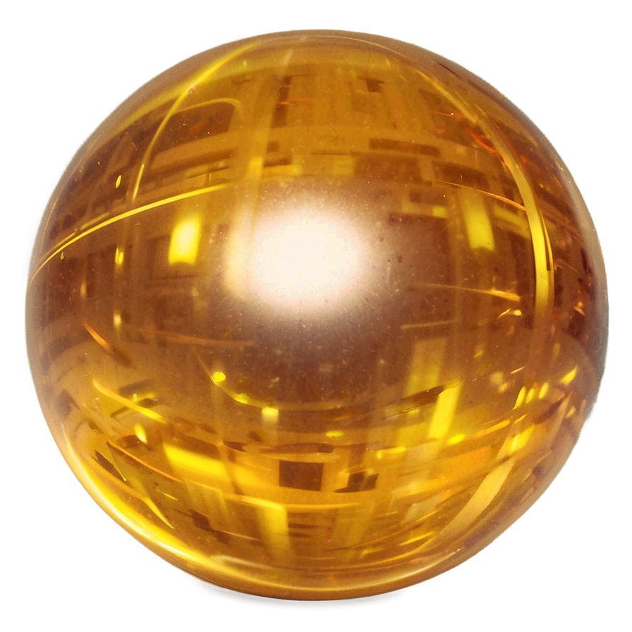 Light Amber Sphere Png Vgi33