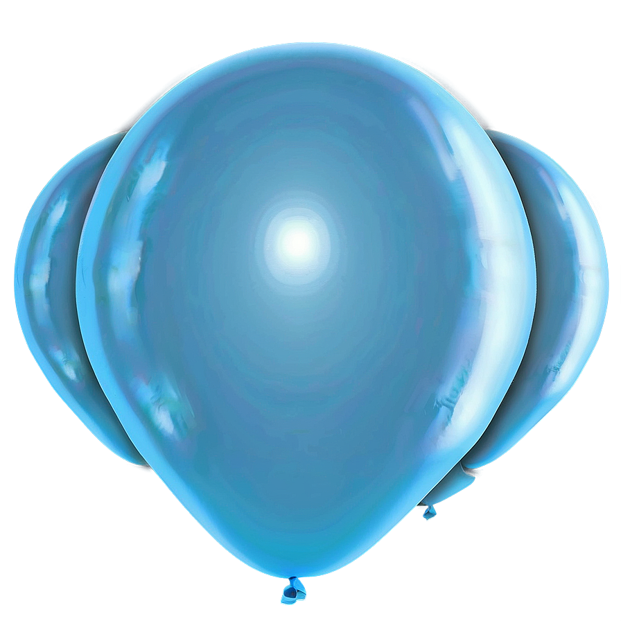 Light Blue Balloons Png 06122024