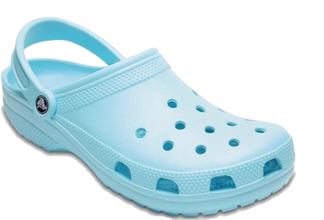 #crocs #vsco #freetoedit - Light Blue Crocs, HD Png Download PNG with transparent background