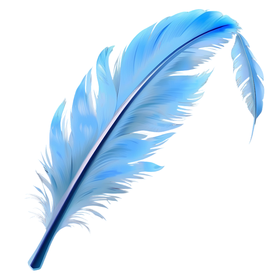 Light Blue Feather Png 92