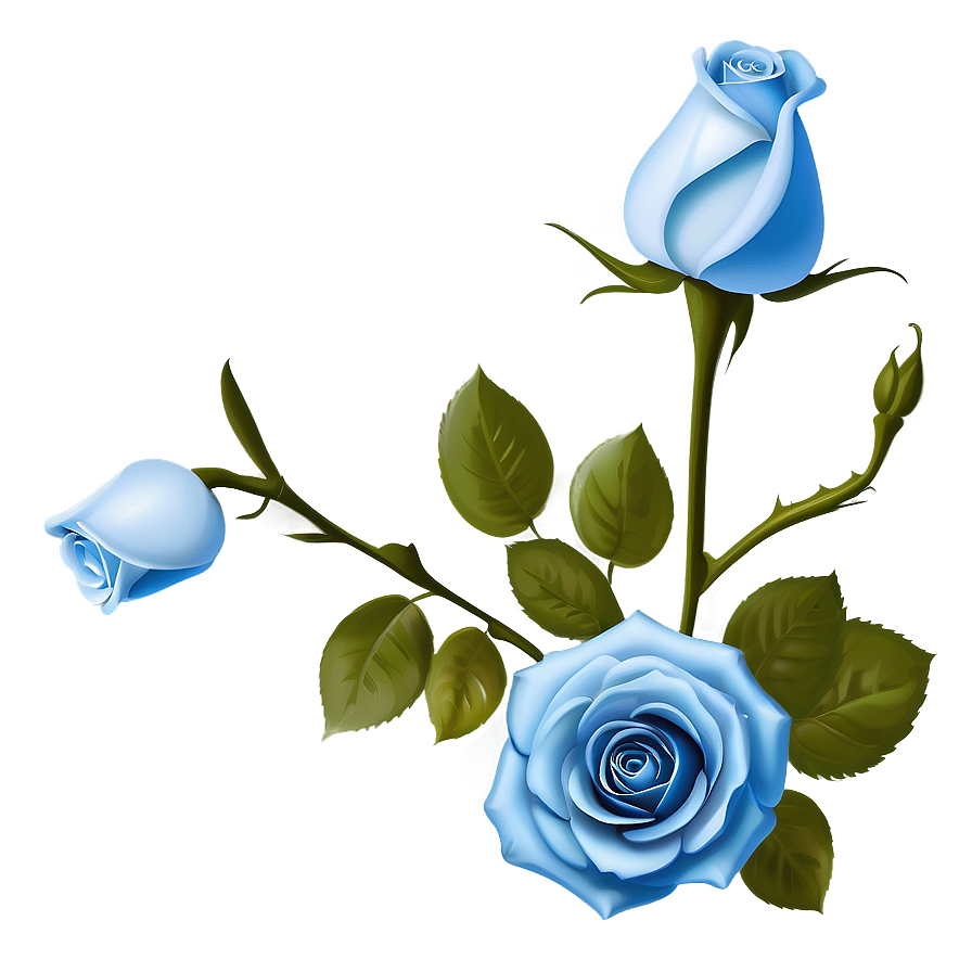 Light Blue Rose Png Txg