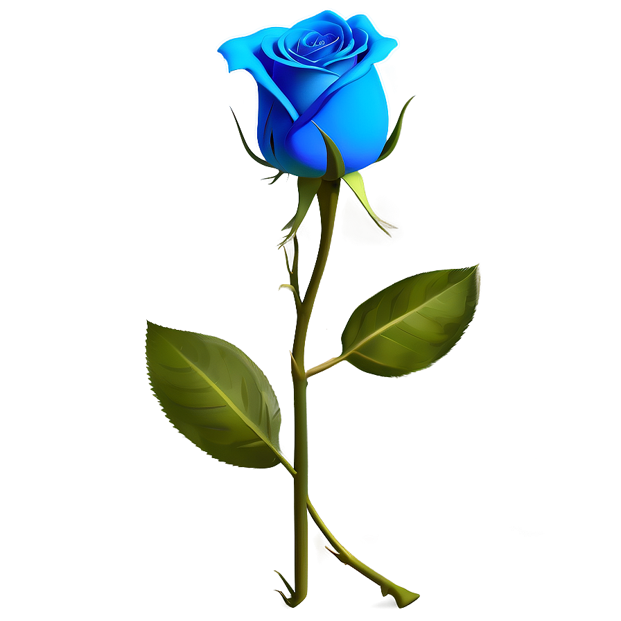 Light Blue Rose Png Yph10