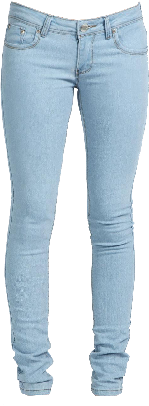 Denim Clipart Transparent - Light Blue Jeans Transparent, HD Png Download PNG with transparent background