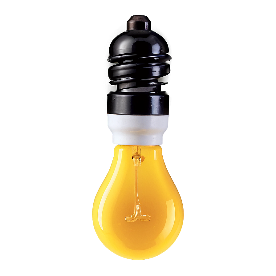 Light Bulb Yellow Png 05042024