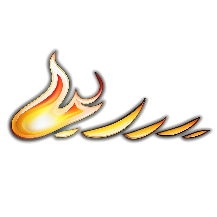 Light Flame Border Png 77