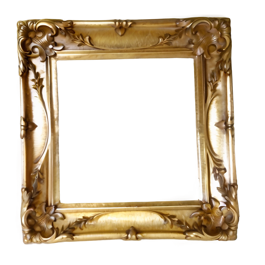 Light Gold Frame PNG   emw55 PNG image with a transparent background, free high-resolution download