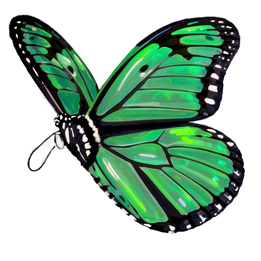 Light Green Butterfly Png 06202024