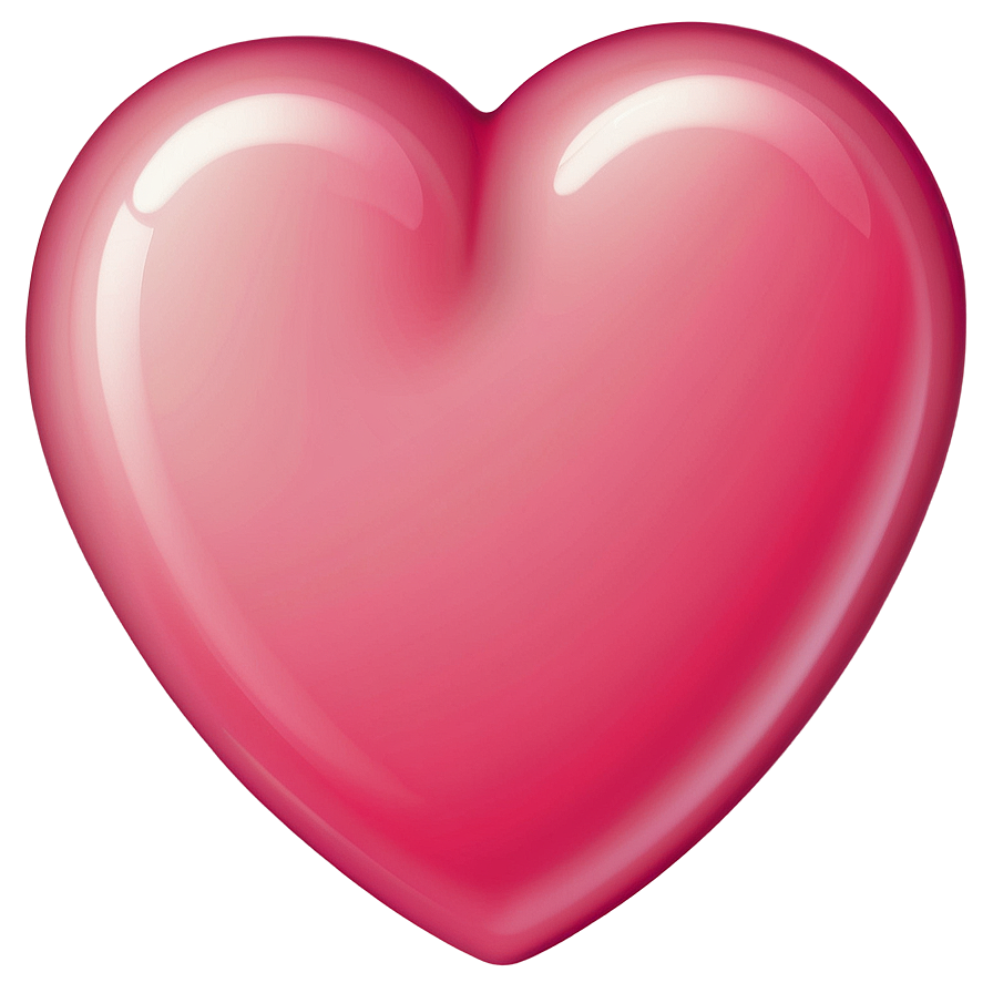 Light Pink Heart Emoji Png Qpx